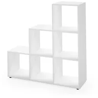 Vicco Treppenregal 6 Fächer weiß