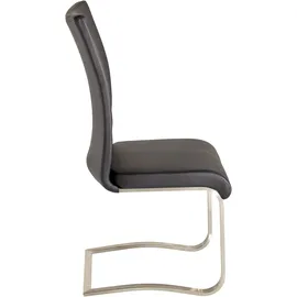 MCA Furniture Arco 2 St. Echtleder schwarz