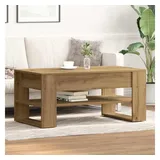 vidaXL Couchtisch Artisan Eiche braun 102 x 55 x 45 cm