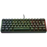 Surefire KingPin X1 Kabelgebunden, USB Gaming-Tastatur Französisch, AZERTY Schwarz