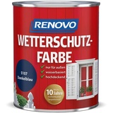 Renovo Wetterschutzfarbe Dunkelblau, 750 ml