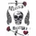 KOMAR Calavera Wandtattoo 50 x 70 cm