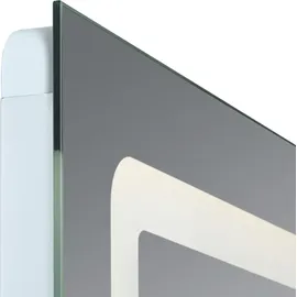 pro.tec LED-Badspiegel Chambave 60x80 cm Silberfarben pro.tec