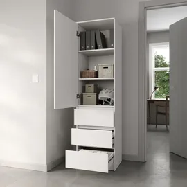 home collective Kleiderschrank 50 x 181 x 41 cm Weiß