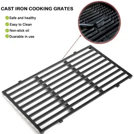 luxuskollektion Grillrost 44,5 cm Edelstahl Weiß