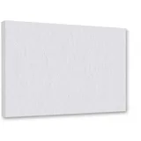 platino24 Schallabsorber COLORE aus Basotec G+ I Akustikpaneel mit Akustikfilz I 1 Wand-Paneel in Weiß I Akustikplatte zur Schalldämmung in Büro, Studio & Wohnung