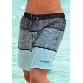 BENCH Badeshorts Mac Blau/Schwarz L