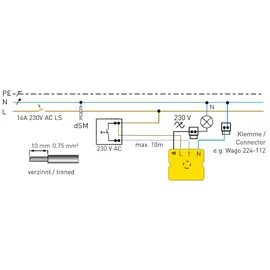 digitalSTROM GE-TKM300 Licht Tasterklemme 1-fach dimmbar