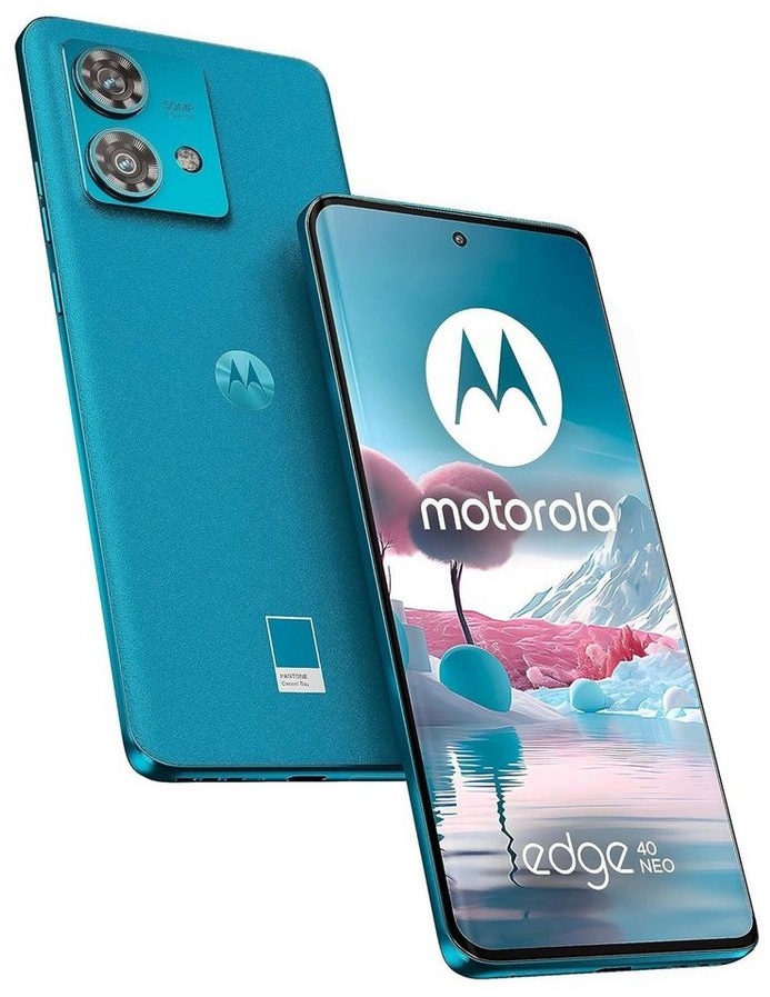 Motorola PAYH0000SE Smartphone (144Hz, IP68-Schutz, POLED) blau