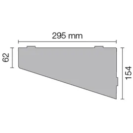 Schlüter Systems Schluter - Schlüter Ses3d5tsc-e-s3 Ablage Floral 62x295x154mm Creme