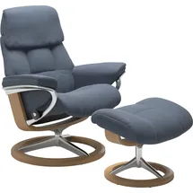 Stressless Hocker 53 x 41 x 39 cm Blau