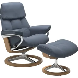 Stressless Hocker 53 x 41 x 39 cm Blau