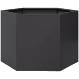 vidaXL Pflanzkübel 69 x 60 x 45 cm Schwarz