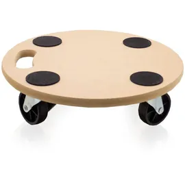 BITUXX Transportroller Rollbrett Umzugsroller Allzweckroller Rund MDF 38 x 38 bis 200kg