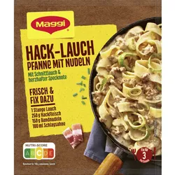 Maggi Hack-Lauch Pfanne mit Nudeln 42G