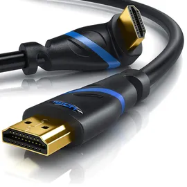 CSL - 8K HDMI Kabel 2.1 abgewinkelt 270° - Winkelstecker 270 Grad - 8 K @ 60 Hz mit DSC - 7680 x 4320-3m (Meter) - HDMI 2.1 2.0a 2.0b - 3D - UHD II - Dynamic HDR-10+ - eARC - VRR - Dolby Vision