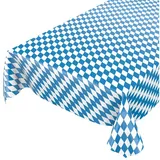 ANRO Wachstuch Tischdecke Bayern 120 x 140 cm Blau
