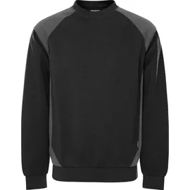 Fristads Rundhalspullover Sweatshirt 7148 GSM schwarz 4XL