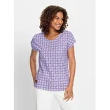 Casual Looks Print-Shirt Lila 48