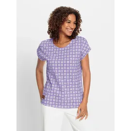 Casual Looks Print-Shirt Lila 48