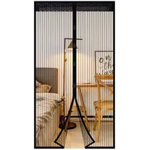 EXTSUD Fliegengitter Balkontür 140 x 240 cm Schwarz