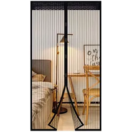 EXTSUD Fliegengitter Balkontür 140 x 240 cm Schwarz