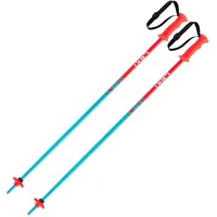 Leki Rider Skistöcke Petrol-Bright red-White, 105CM