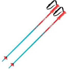 Leki Rider Skistöcke Petrol-Bright red-White, 105CM