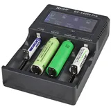 XCell Schnellladegerät X4000 PRO mit LCD-Display - ideal für 1-4 NiMH. Li-ion 1.5V, Li-ion und LiFePo4