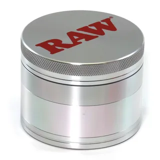 RAW Aluminium Grinder - 4 Teilig mit Schaufel - 56mm