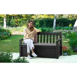 KETER Eden 140 x 60 x 84 cm Grau