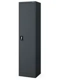 Jan Nowak Aktenschrank Metall Büroschrank abschließbar 45 cm ALEX 4 Böden Stahl schmal (Stahl 0,6 mm Wandmontage möglich PZH-zertifiziert 185 cm) Aktenschrank Schloss 2 Schlüssel platzsparend 9 Farben robust bunt