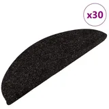 vidaXL Stufenmatten Selbstklebend 30 Stk. Anthrazit 56x17x3 cm