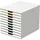 Durable Schubladenbox Varicolor Mix 10 28 x 29,2 x 35,6 cm 10-tlg. weiß