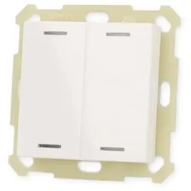 MDT technologies Taster Light 55 2-fach RGBW, rws/glä, neutral