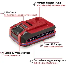 Einhell SEALED Power X Change Plus 18 V 4,0 Ah