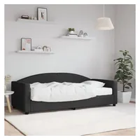 VidaXL Tagesbett mit Matratze 90 x 190 cm schwarz