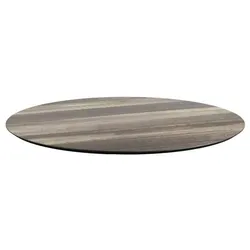 Essentials HPL Tischplatte Tropical Wood Ø70 cm