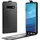 PROTECTORKING Samsung Galaxy S10 Flip Case schwarz