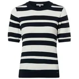 More & More Shirt Blau/Weiß 46