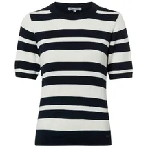 More & More Shirt Blau/Weiß 46