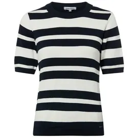 More & More Shirt Blau/Weiß 46
