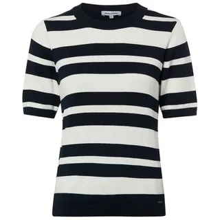 More & More Shirt Blau/Weiß 46