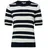 More & More Shirt Blau/Weiß 46