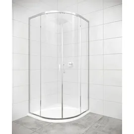 Swiss Aqua Technologies SAT TEX Duschkabine Viertelkreis 90 x 90 cm SATBKTEXS90