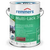 Remmers Multi-Lack 3in1 skandinavisch rot, 2,5 Liter, Wetterschutzfarbe, Metallschutzlack & Buntlack auf Wasserbasis für Holz, Metall & PVC