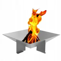 TRIZERATOP Feuerschale Feuerschale Square 56x56x20cm, Feuerstelle, (Feuerschale Square 56x56x20cm, Feuerstelle, Feuerschale Square 56x56x20cm, Feuerstelle) bunt