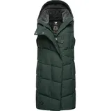 Ragwear Steppweste "Pavla Vest", Damen, Gr. XXXL(46), grün (dunkelgrün), Außenmaterial: 100% Polyester, Innenfutter: 100% Polyester, Wattierung: 100% Polyester, figurbetont ca.