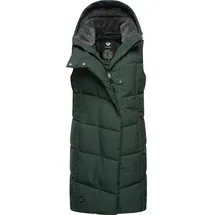 Ragwear Steppweste "Pavla Vest", Damen, Gr. XXXL(46), grün (dunkelgrün), Außenmaterial: 100% Polyester, Innenfutter: 100% Polyester, Wattierung: 100% Polyester, figurbetont ca.