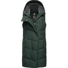 Ragwear Steppweste "Pavla Vest", Damen, Gr. XXXL(46), grün (dunkelgrün), Außenmaterial: 100% Polyester, Innenfutter: 100% Polyester, Wattierung: 100% Polyester, figurbetont ca.